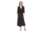 Kenneth Cole New York Drapy Maxi Dress (black) Women's Dress