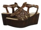 Sbicca Davenport (brown) Women's Wedge Shoes