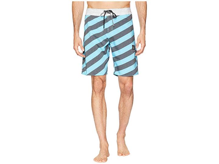 Volcom Stripey Stoney 19 (blue Bird) Men's Swimwear