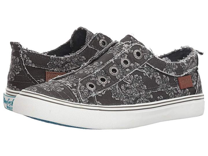 Blowfish Play (dark Grey/nightfall Print) Women's Lace Up Casual Shoes