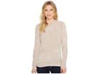 Romeo & Juliet Couture Mock Neck Sweater (stone) Women's Clothing