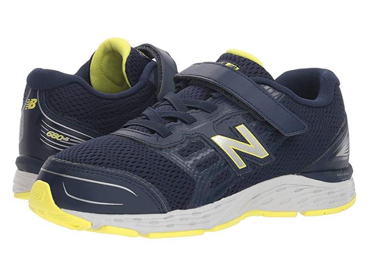 New Balance Kids Ka680v5y (little Kid/big Kid) (pigment/limeade) Boys Shoes