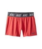 Nike Kids Dry Short (little Kids/big Kids) (sea Coral/heather/dark Grey) Girl's Shorts