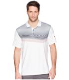 Puma Golf Volition Road Map Polo (bright White/quarry) Men's Short Sleeve Pullover