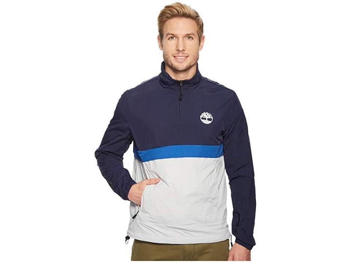 Timberland Mount Liberty Funnel Neck Lightweight Packable Jacket (maritime Blue) Men's Coat