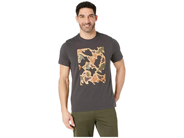 Reebok Gs Training Camo Tee (coal) Men's Clothing