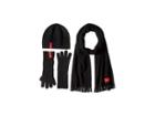 Calvin Klein Three-piece Basic Set (black) Beanies