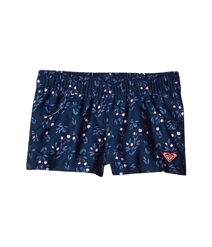 Roxy Kids Star Boho Boardshorts (toddler/little Kids) (swim Dress Blues Nice One) Girl's Swimwear