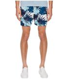 Onia Charles 5 Cote D'azure Palms Swim Shorts (aegean Sea Multi) Men's Swimwear