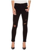 Ag Adriano Goldschmied Farrah Skinny Ankle In 5 Years Black Destructed (5 Years Black Destructed) Women's Jeans