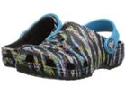 Crocs Kids Classic Graphic Clog (toddler/little Kid) (black) Kids Shoes
