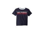 Tommy Hilfiger Kids Hilfiger Logo Graphic Tee (toddler/little Kids) (swim Navy) Boy's T Shirt