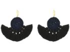 Shashi Lena Tassel Earrings (black) Earring