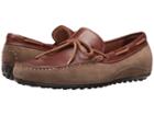 Florsheim Oval Tie Driver (dirty Buck Suede/cognac Smooth) Men's Lace Up Casual Shoes