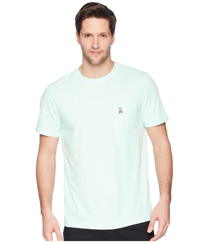 Psycho Bunny Garment Dye Tee Shirt (honeydew) Men's T Shirt
