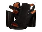 Frye Karissa Shield Sling (black Suede) Women's Shoes