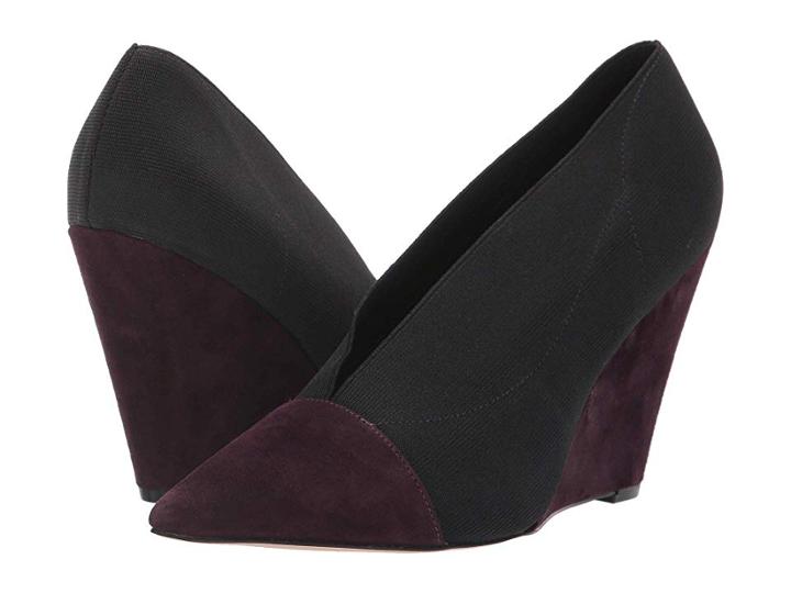 Nine West Valrus (black/dark Purple Fabric) Women's Shoes
