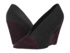 Nine West Valrus (black/dark Purple Fabric) Women's Shoes