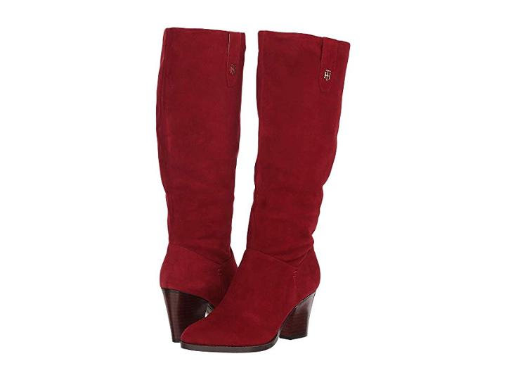 Tommy Hilfiger Rosario (red Suede) Women's Shoes