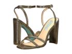 Blue By Betsey Johnson Mady (gold) High Heels