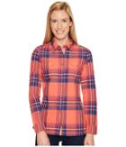Kuhl Mable Long Sleeve Shirt (guava) Women's Long Sleeve Button Up