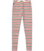 Polo Ralph Lauren Kids Striped Stretch Cotton Leggings (little Kids/big Kids) (clubhouse Cream/hunter Navy Multi) Girl's Casual Pants