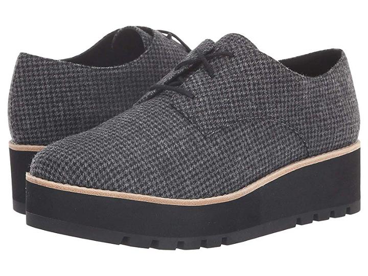 Eileen Fisher Eddy 2 (black Houndstooth) Women's Shoes