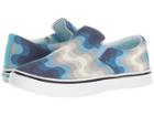 Native Shoes Miles Denim Print (white Wash/shell White/surfer Wave) Shoes