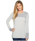 Toad&co Swifty Long Sleeve Crew (salt Stripe) Women's Clothing