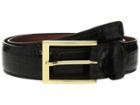 Torino Leather Co. 35mm Gator Grain Embossed Calf (black) Men's Belts