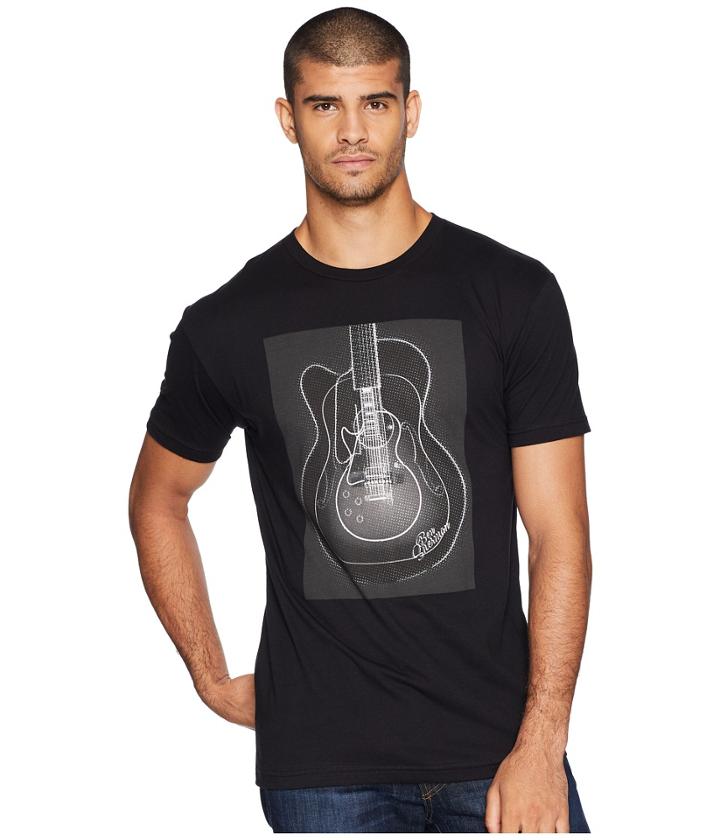 Ben Sherman Guitar Screen Tee (black) Men's T Shirt