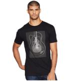 Ben Sherman Guitar Screen Tee (black) Men's T Shirt