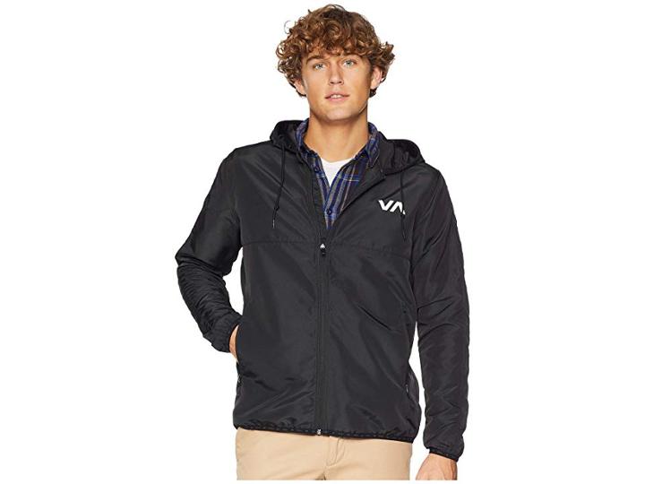 Rvca Axe Packable Jacket (black) Men's Coat