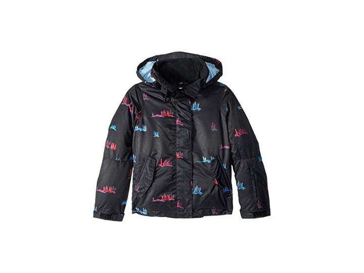 Roxy Kids Roxy Jetty Jacket (big Kids) (true Black/snowsale) Girl's Coat