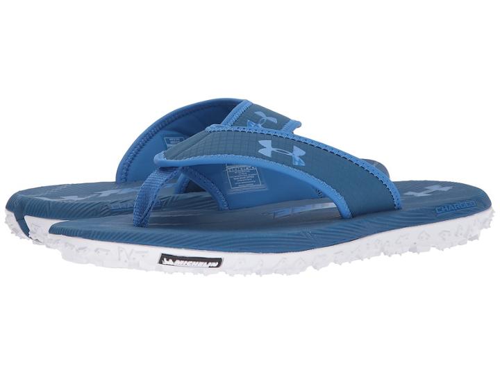 Under Armour Ua Fat Tire T (mediterranean/moroccan Blue/white) Men's Sandals