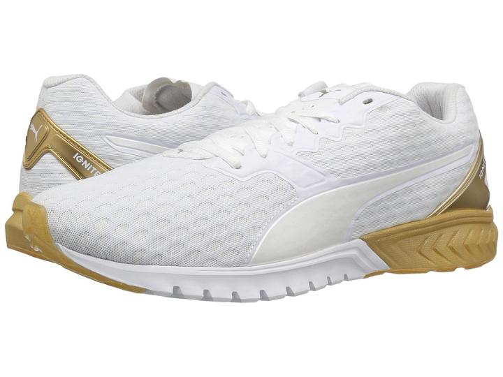 Puma Ignite Dual Gold (puma White/gold) Women's Running Shoes