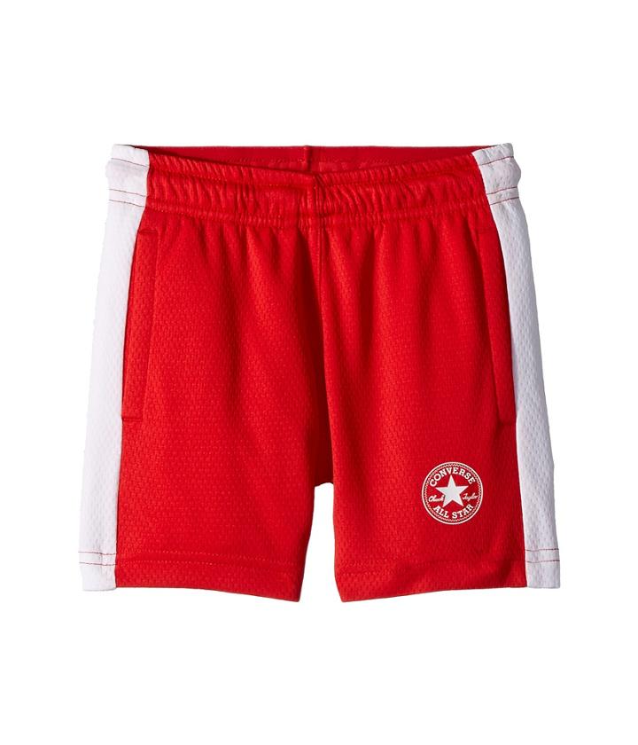 Converse Kids Mesh Shorts (little Kids) (red) Boy's Shorts