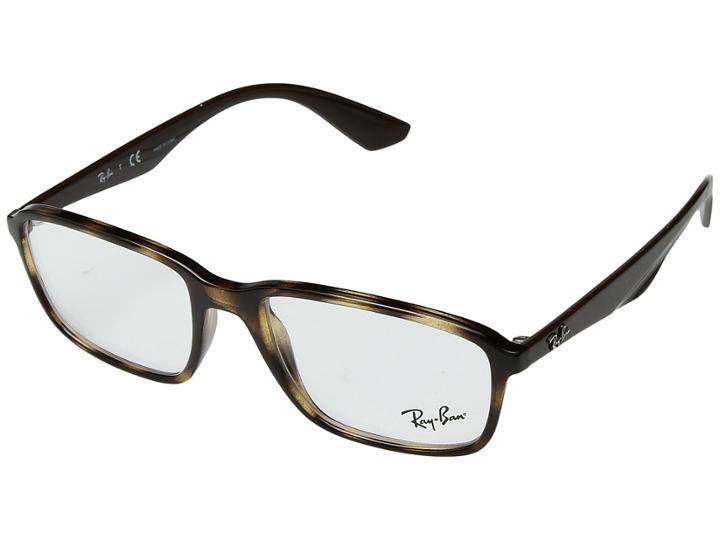 Ray-ban 0rx7084 (shiny Havana) Fashion Sunglasses