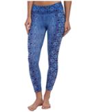 Prana Roxanne Printed Legging (blue Twilight Nouveau) Women's Casual Pants