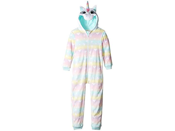 Us Angels Unicorn One-piece (big Kids) (multi Pastel) Girl's Jumpsuit & Rompers One Piece
