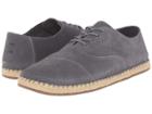 Toms Camino Lace-up (castlerock Grey Suede) Men's Lace Up Casual Shoes