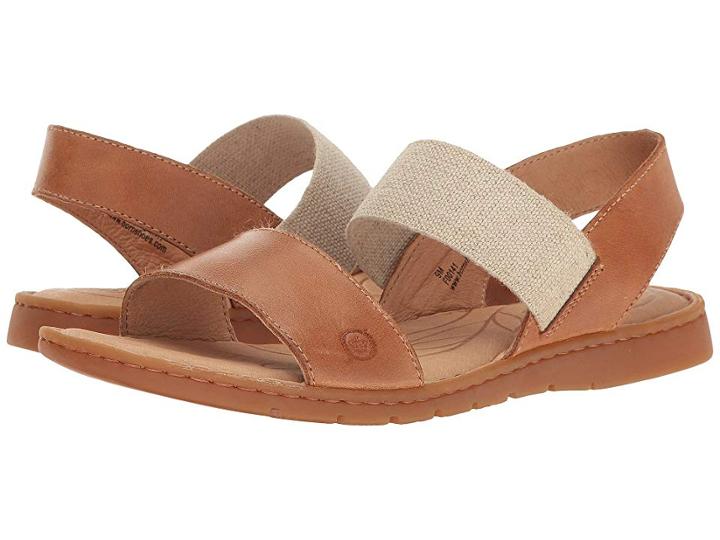 Born Parson (light Brown Full Grain) Women's Sandals