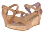 Teva Capri Wedge (pearlized Tan) Women's Wedge Shoes