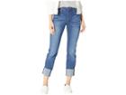 Tribal Five-pocket Skinny Jeans With Pearl Beads In Medium Wash (medium Wash) Women's Jeans