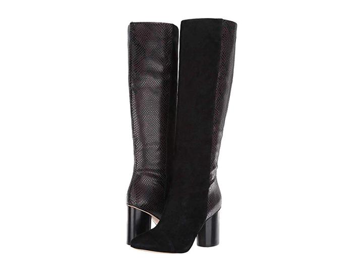 Nine West Cheyin (black/dark Purple Suede) Women's Shoes