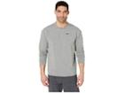 Nike Dry Top Long Sleeve Crew Hyperdry Transcend Lt (mineral Spruce/heather/black) Men's Clothing