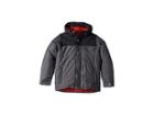 Burton Kids Barnone Jacket (little Kids/big Kids) (monument Heather/true Black Heather) Boy's Coat