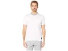 Calvin Klein Jeans Short Sleeve Slub Ringer Tee (brilliant White) Men's T Shirt