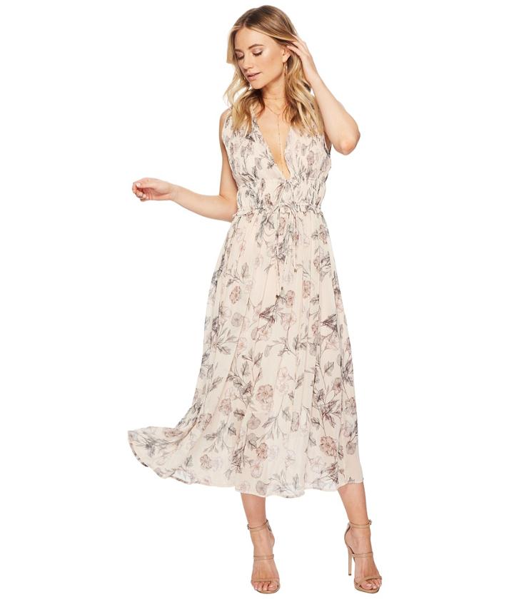 Astr The Label Miranda Dress (dusty Blush Floral) Women's Dress
