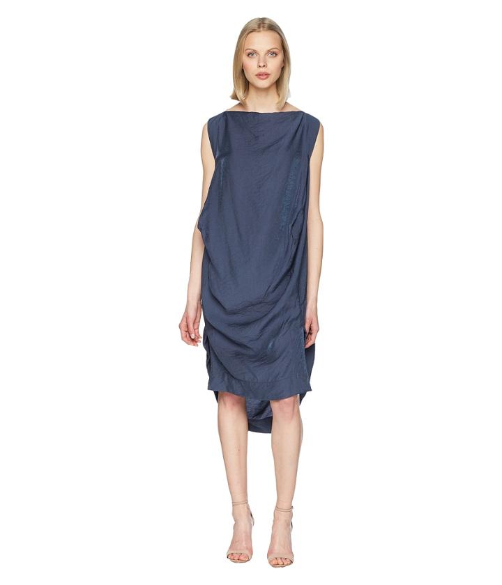 Vivienne Westwood Short Sleeve Fatima Dress (navy) Women's Dress
